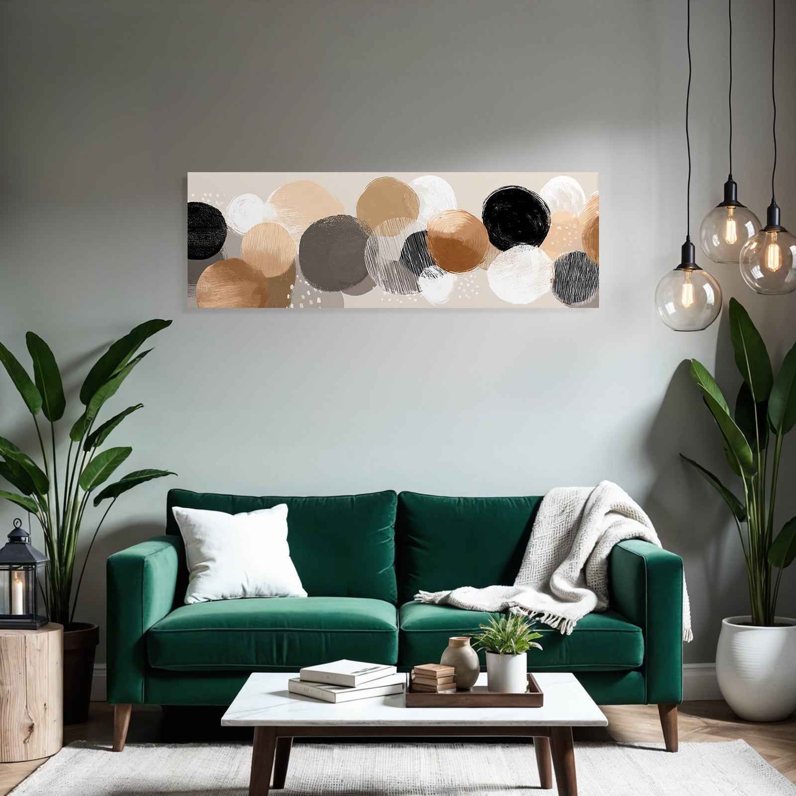 Abstract Design With Colored Circles