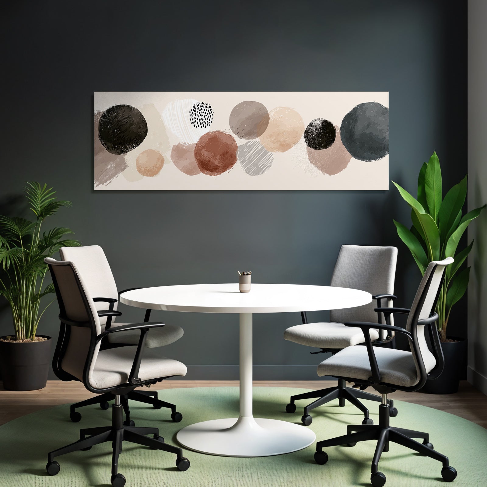 Abstract design with circles, colors, textures, light, background