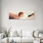 Abstraktes Design Warme Farben Linien Formen