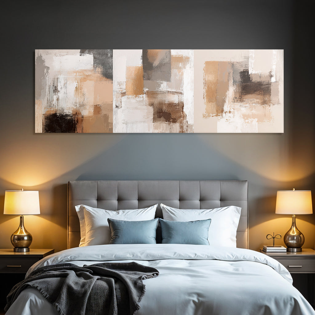 Abstraktes Kunst Werk Weiche Farben