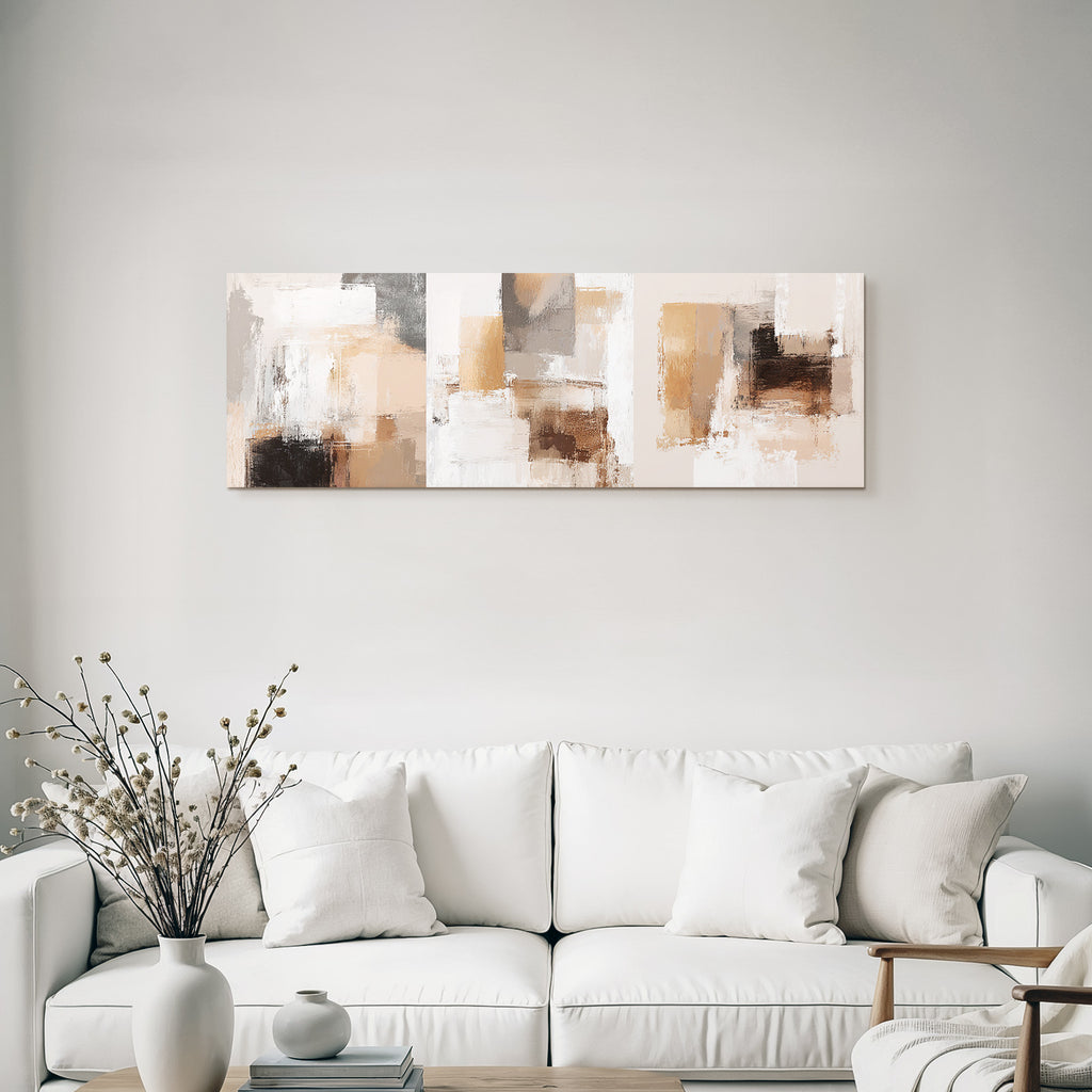 Abstraktes Kunst Werk Weiche Farben
