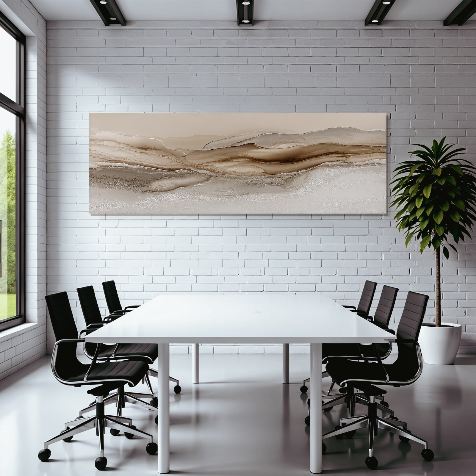 Abstract Design Neutral Tonal Landscapes