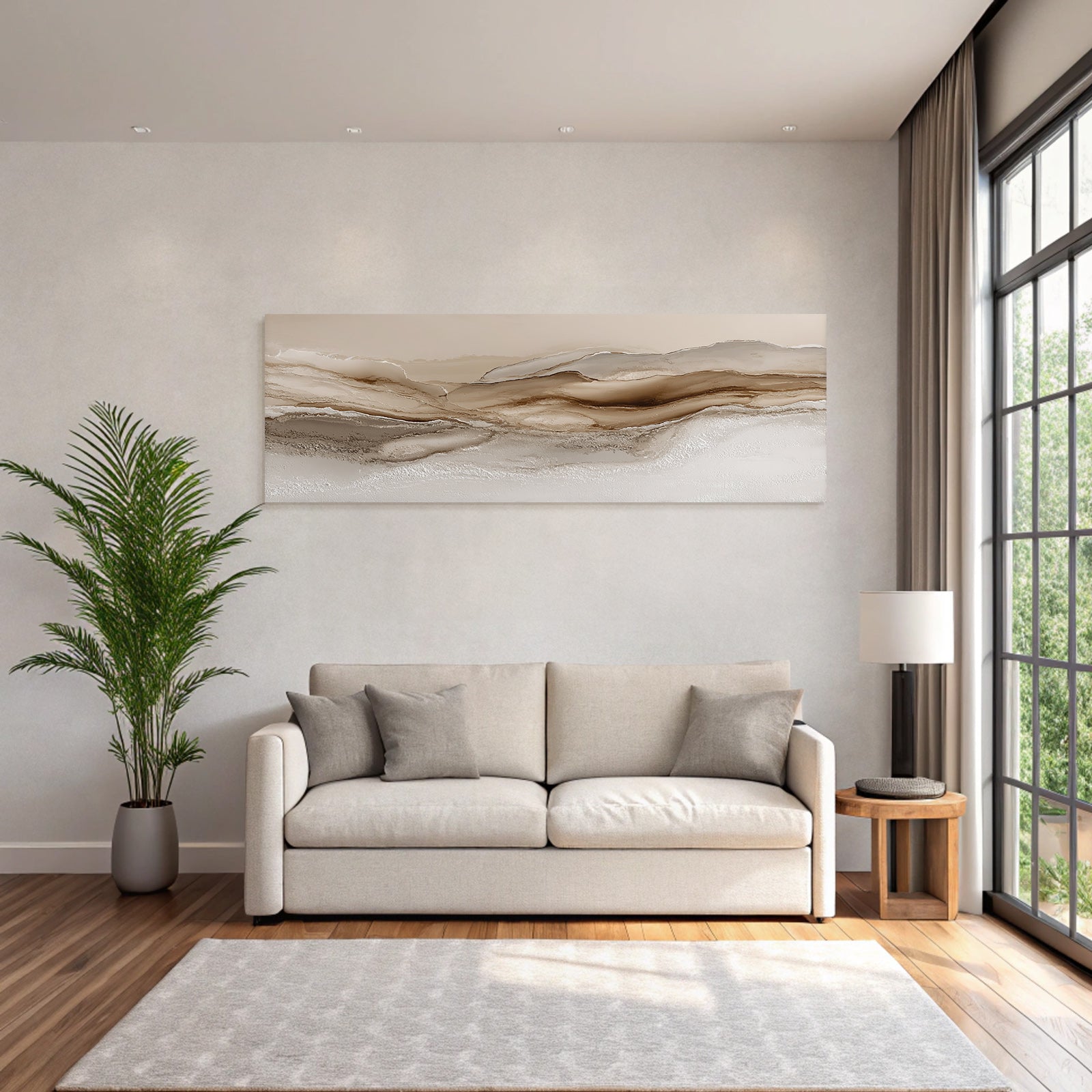Abstract Design Neutral Tonal Landscapes