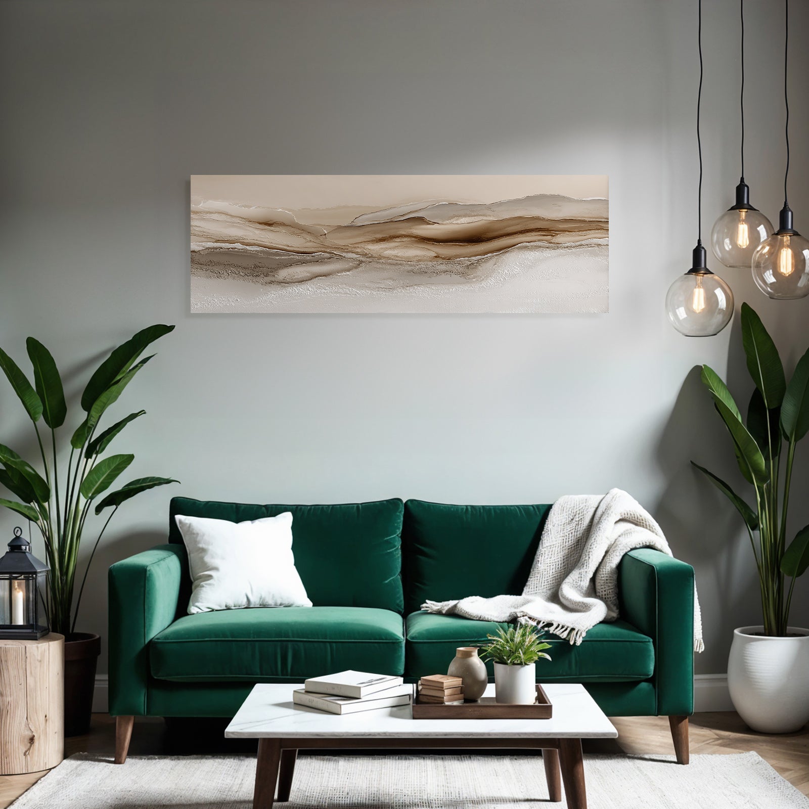 Abstract Design Neutral Tonal Landscapes