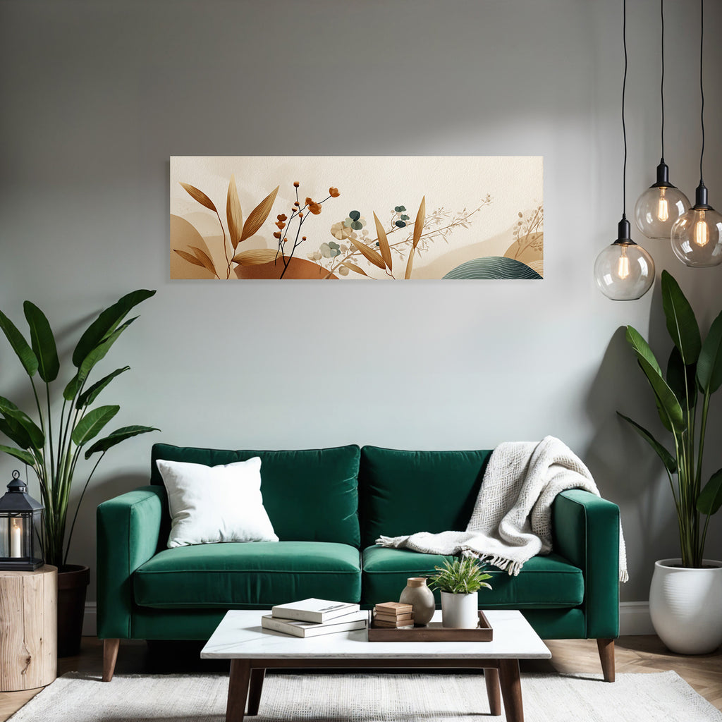 Artistic Plants Abstract Shapes Earthy Tones Aspect Ratio