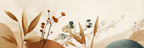 Artistic Plants Abstract Shapes Earthy Tones Aspect Ratio | Japandi | Einrichtungsstile