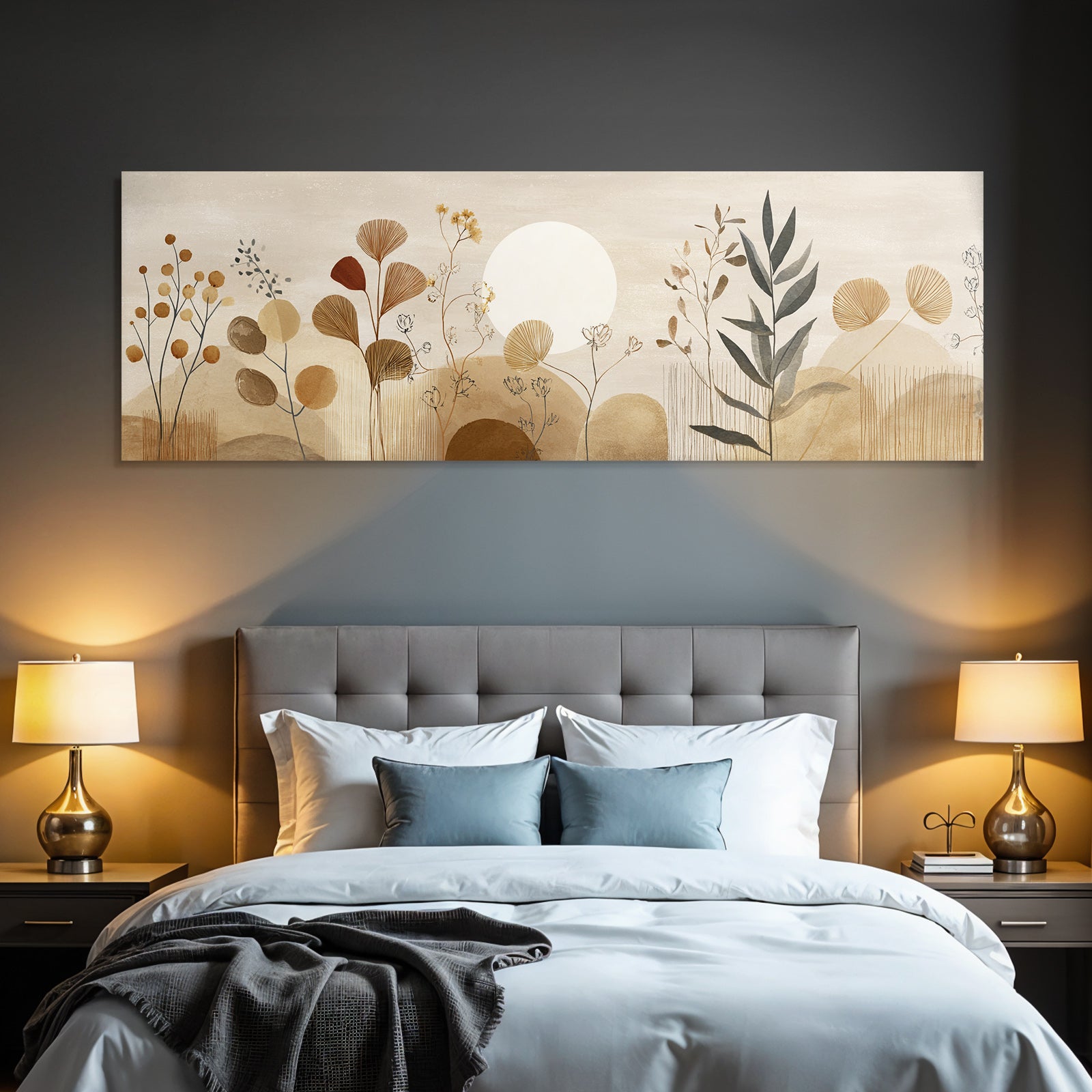 Artistic Plants And Sun Soft Colors Tranquil Atmosphere Aspect Ratio
