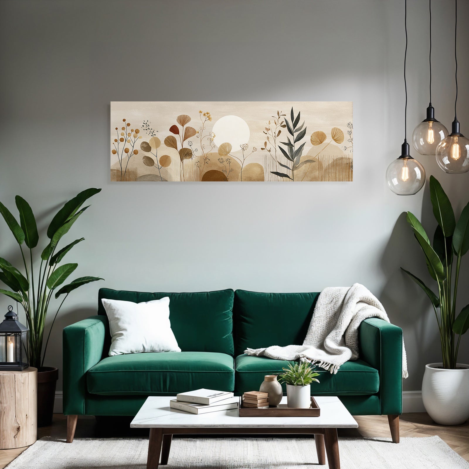 Artistic Plants And Sun Soft Colors Tranquil Atmosphere Aspect Ratio