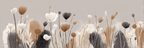 Blumenillustration Auf Texturiertem Hintergrund In Sanften Farben | Japandi | Einrichtungsstile