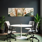 Modern Botanical Plants Abstract Illustration