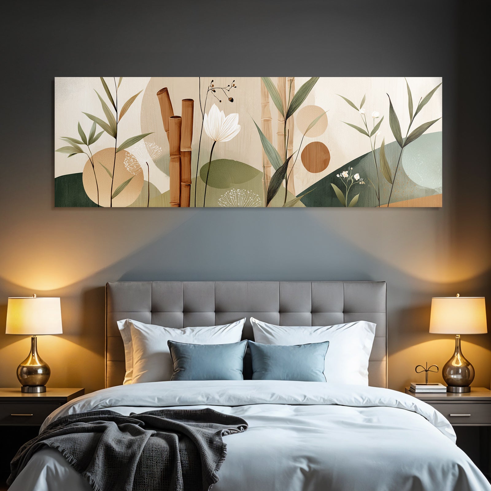 Modern Botanical Plants Abstract Illustration