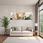 Modern Botanical Plants Abstract Illustration