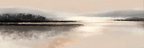 Ruhige Landschaft Bei Sonnenaufgang Oder Sonnenuntergang Ueber Wasser Aspect Ratio | Japandi | Einrichtungsstile