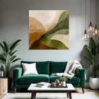 Abstract Design Earthy Colors Natural Landscape