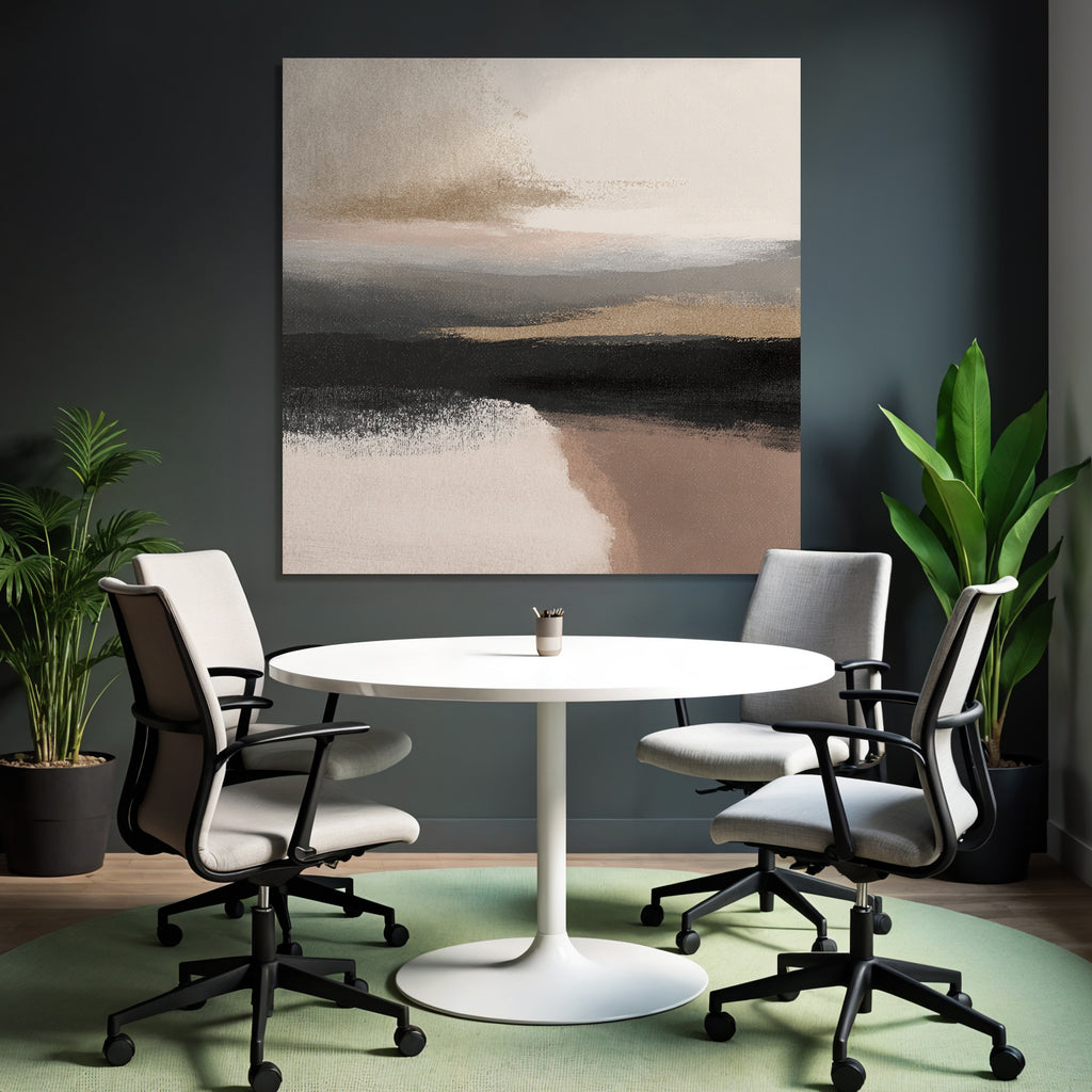 Abstract Kunst Sanftefarben Texturen Landschaftsszene