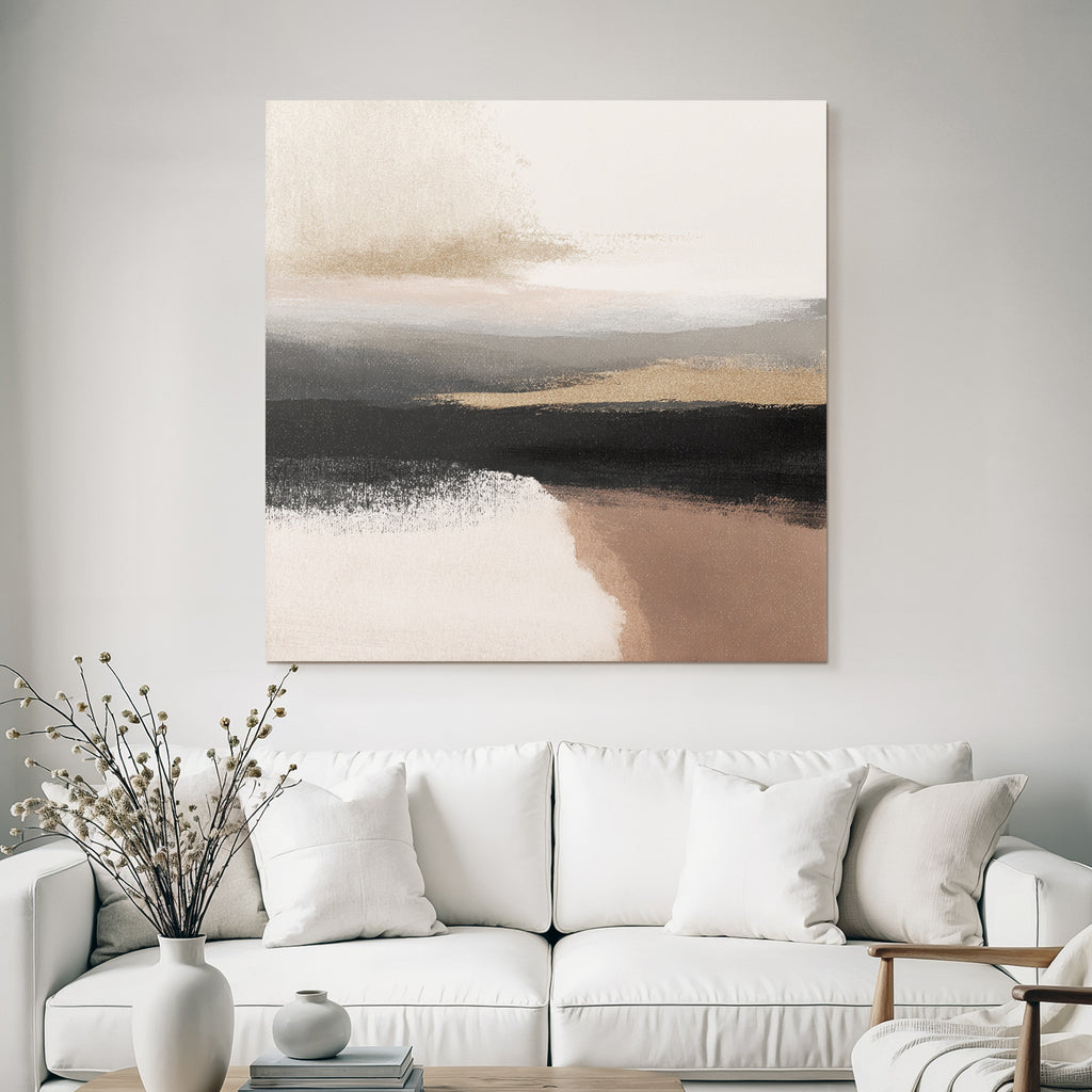 Abstract Kunst Sanftefarben Texturen Landschaftsszene