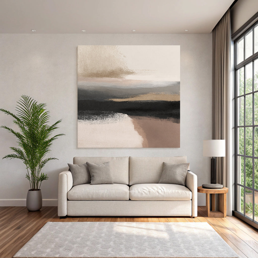 Abstract Kunst Sanftefarben Texturen Landschaftsszene