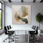 Abstract Organic Artwork Earthy Tones