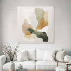 Abstract Organic Artwork Earthy Tones