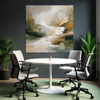 Abstract Painting Earthy Tones Impressionistic Art
