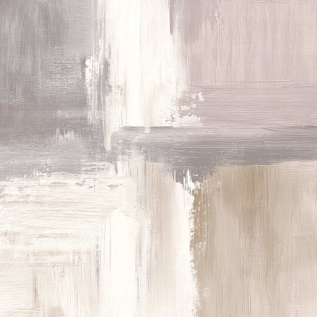 Abstract Painting Soft Neutral Colors Textured Blend | Japandi | Einrichtungsstile