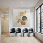 Abstract Watercolor Shapes Earthy Tones Design Decorative Aesthetic