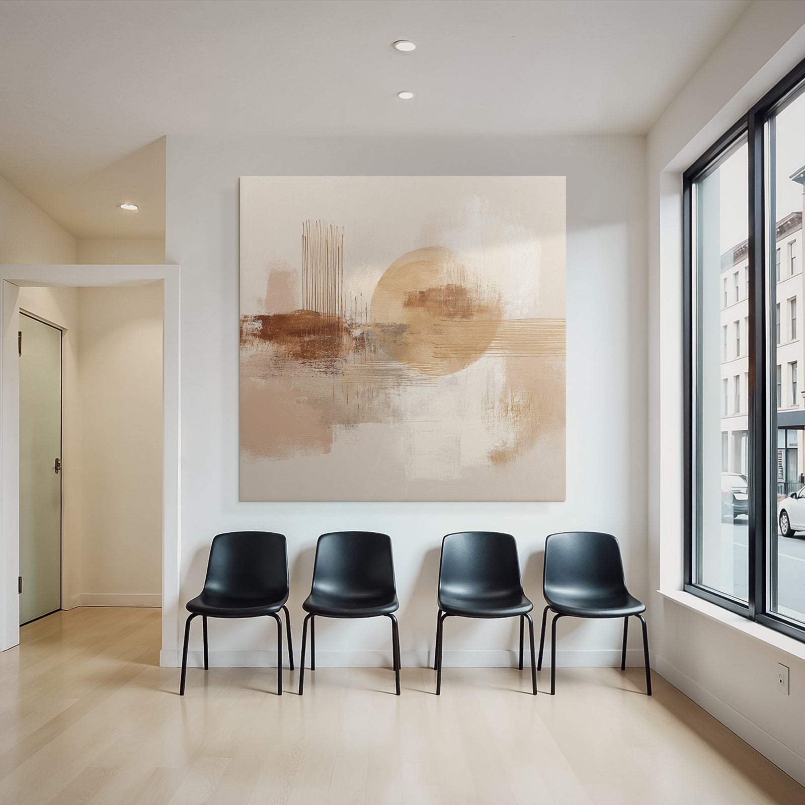Abstrakte Kunst Sanfte Farben Texturen