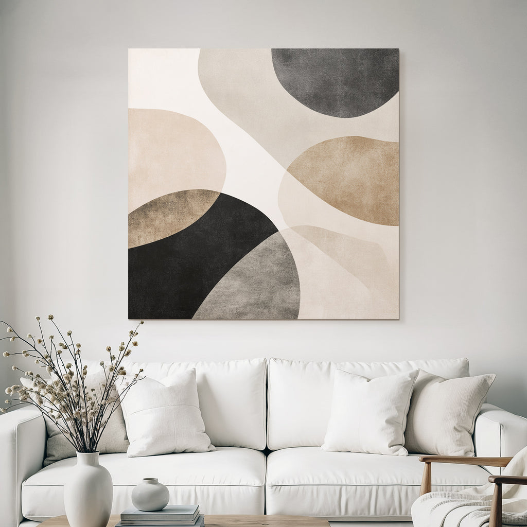 Braun Schwa Rabstrakte Kunst Kreisz