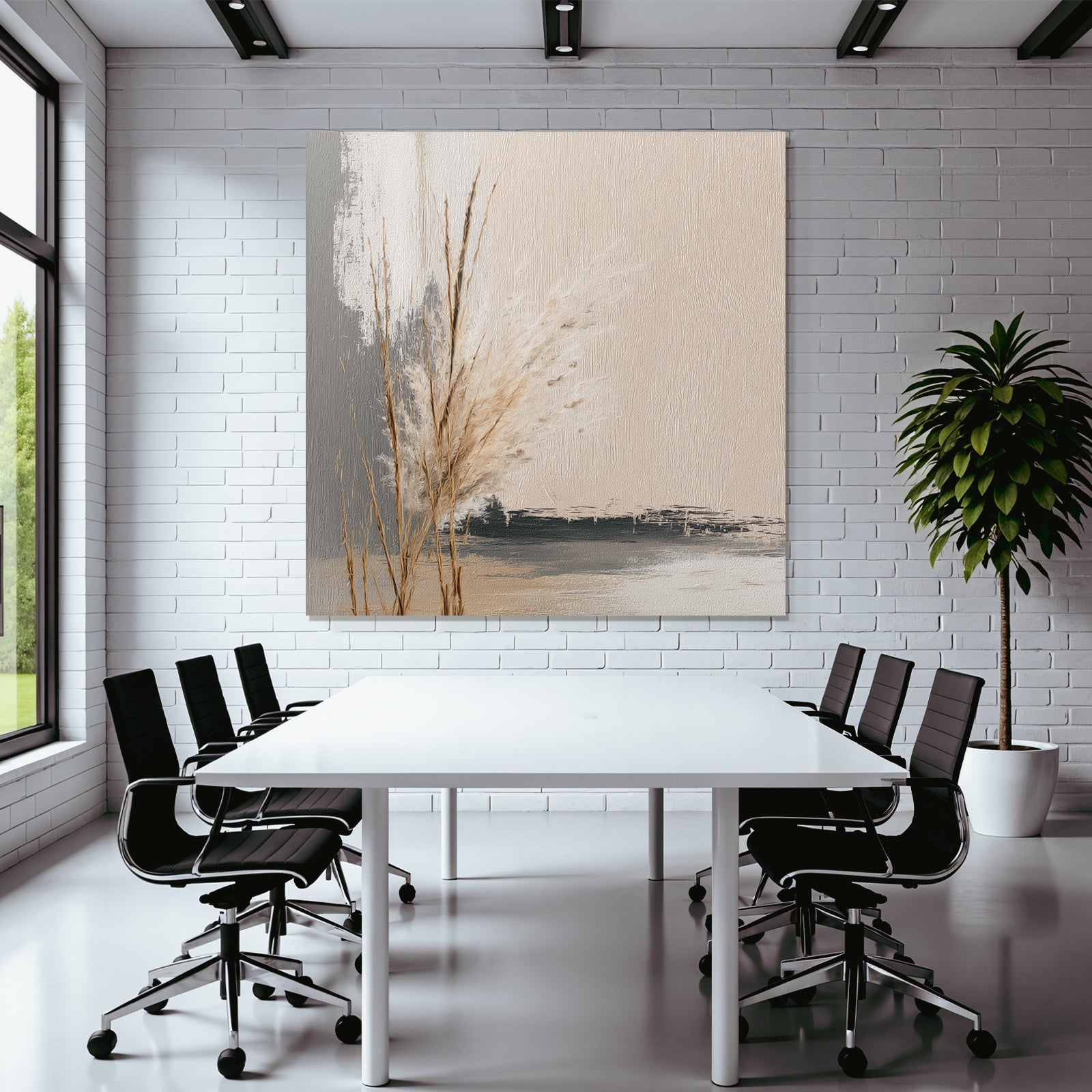 Sanfte Farben Abstrakt Pflanzenkunst