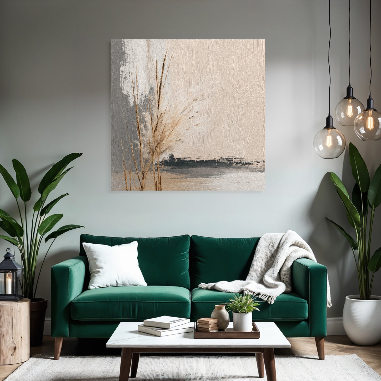 Sanfte Farben Abstrakt Pflanzenkunst