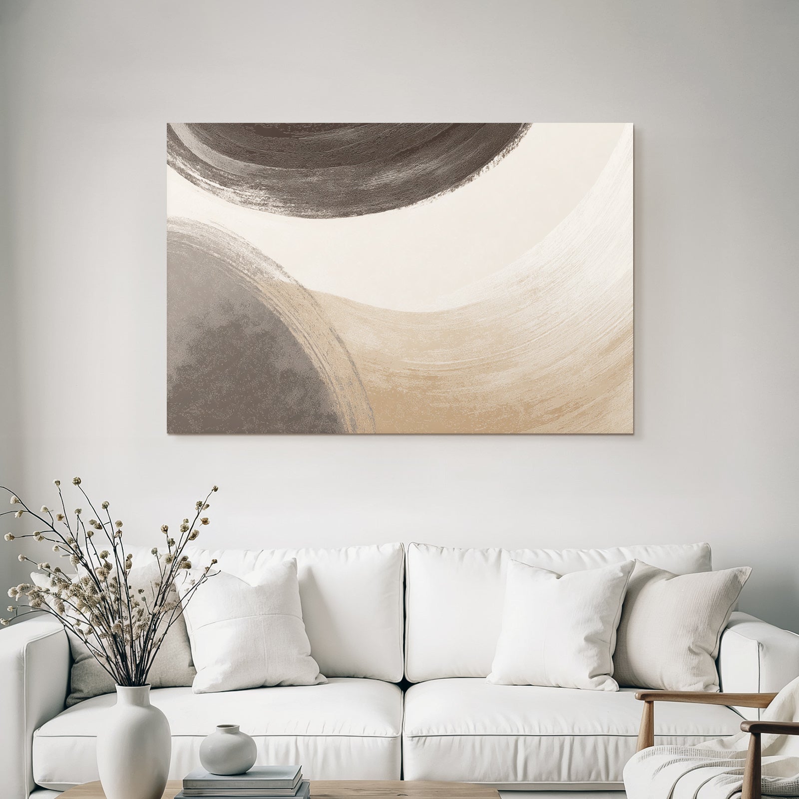 Abstract Artwork Circular Shapes Blended Colors