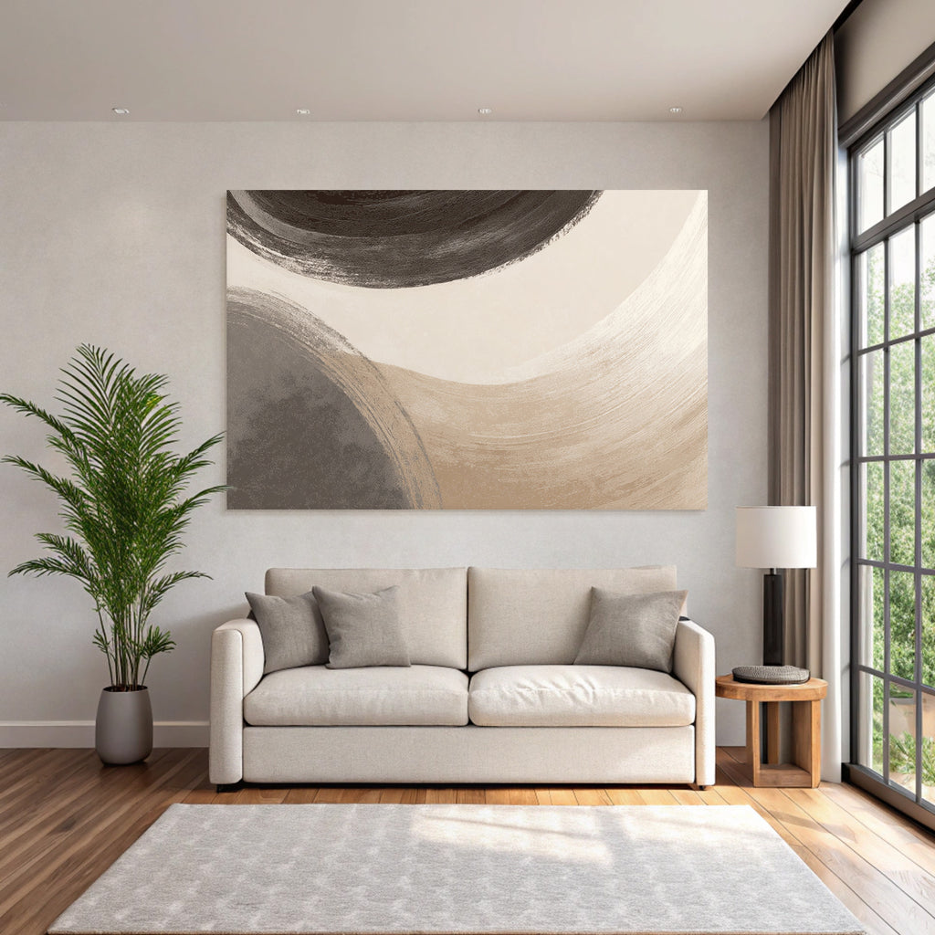 Abstract Artwork Circular Shapes Blended Colors