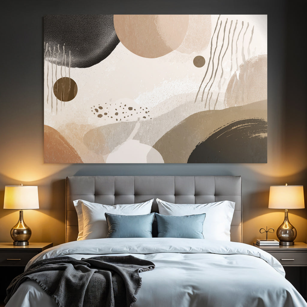 Abstract Design Earthy Tones Shapes Colors