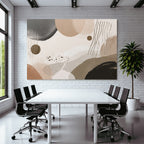 Abstract Design Earthy Tones Shapes Colors