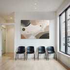 Abstract Design Earthy Tones Shapes Colors