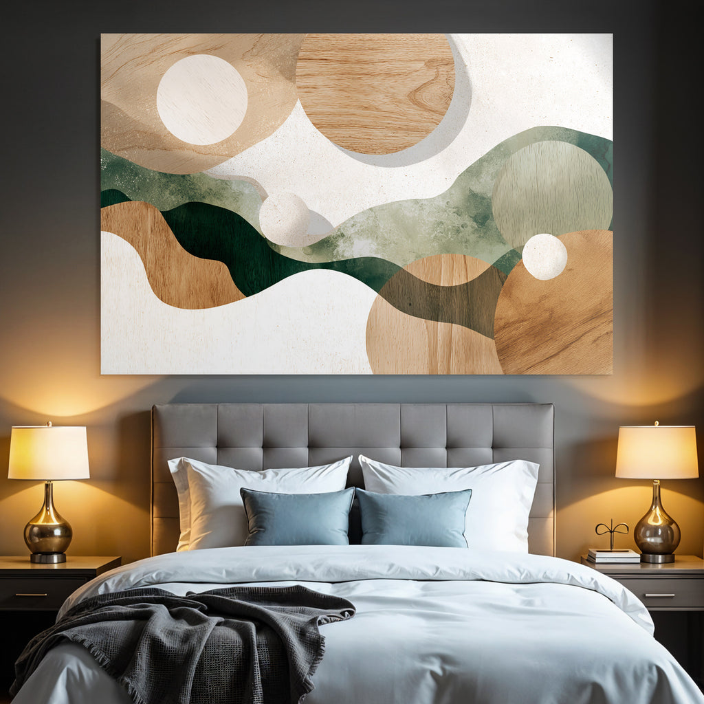 Abstract Design Organic Shapes Earthy Colors Nature Minimalism