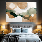 Abstract Design Organic Shapes Earthy Colors Nature Minimalism