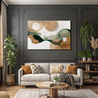 Abstract Design Organic Shapes Earthy Colors Nature Minimalism
