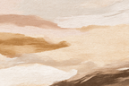 Abstract Painting Soft Colors Beige Brown Light Pink | Japandi | Einrichtungsstile