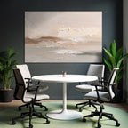 Abstrakte Darstellung Sanfte Farben Landschaft Meereslandschaft