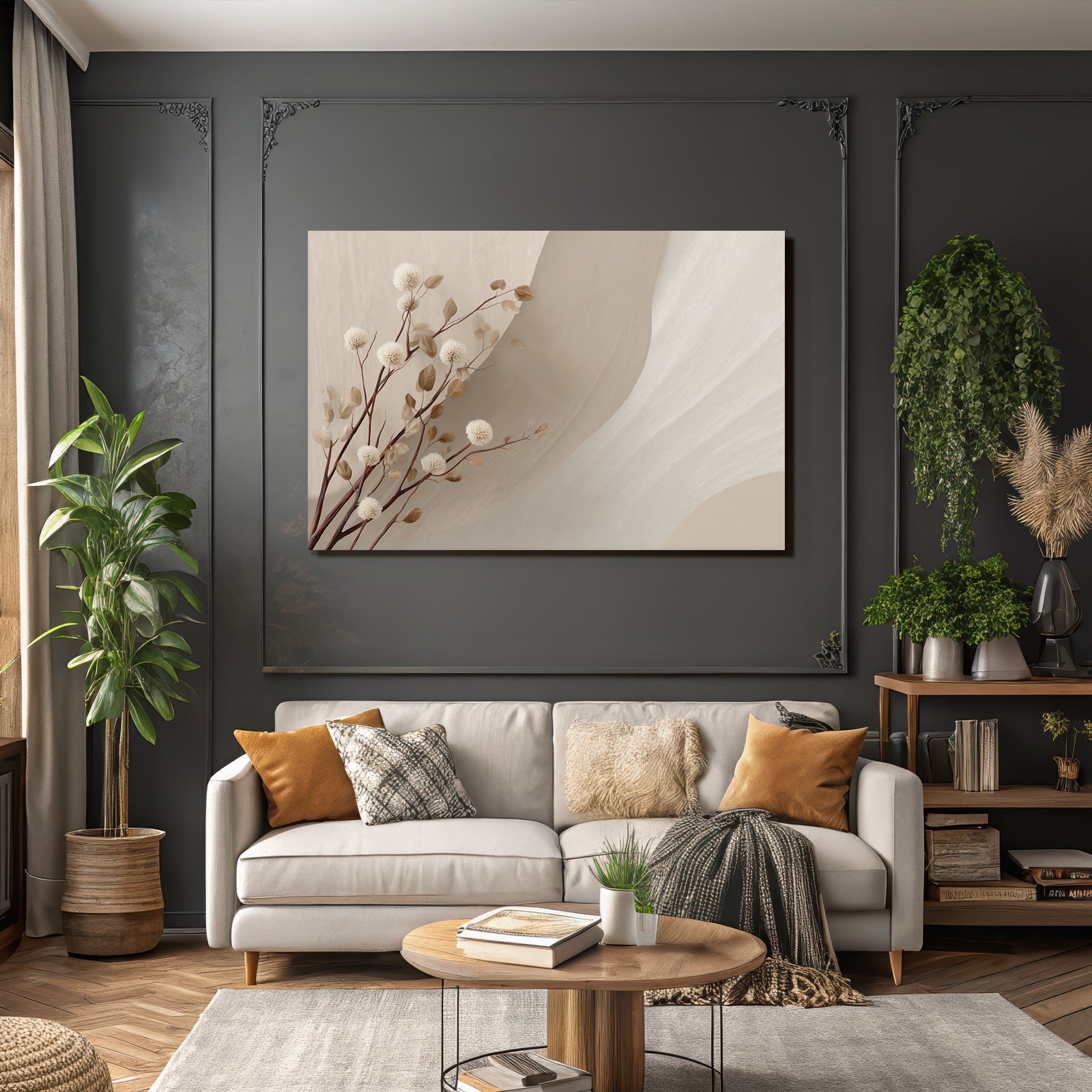 Abstrakte Illustration Blumen Background