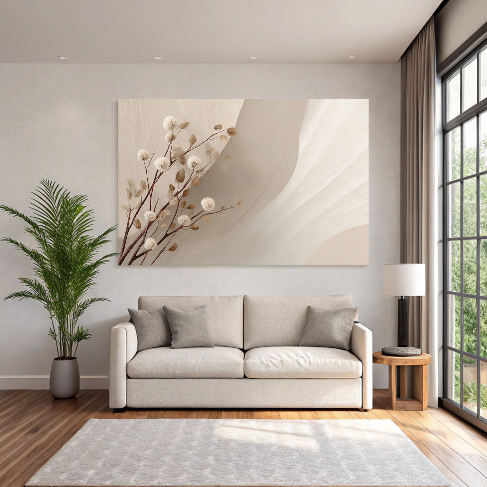 Abstrakte Illustration Blumen Background