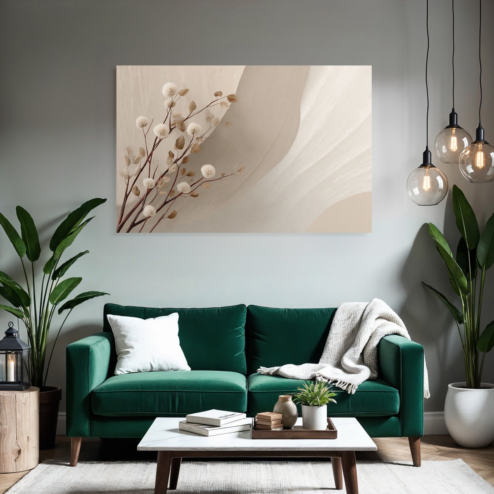 Abstrakte Illustration Blumen Background
