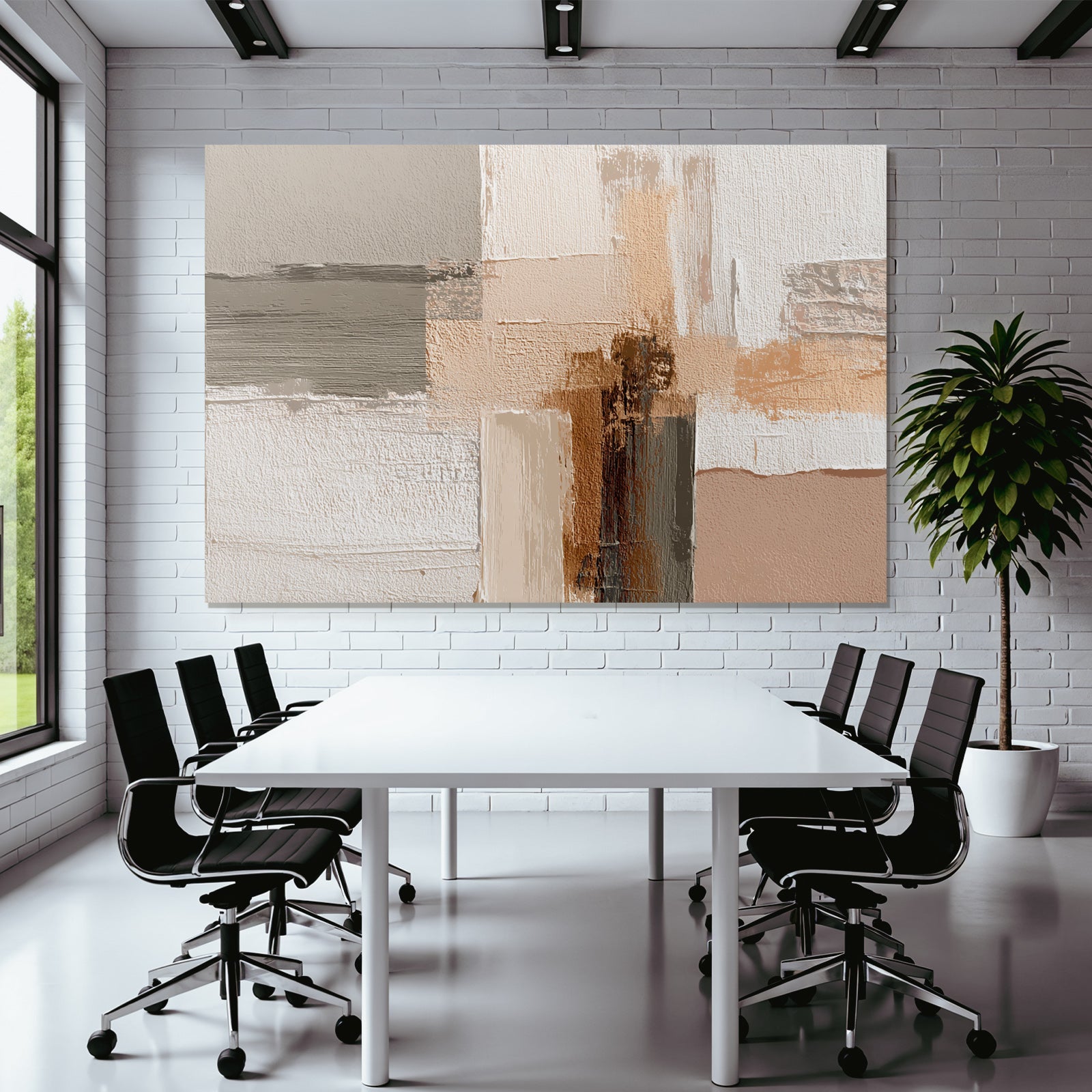 Abstrakte Kunst Mit Verschiedenen Texturen Und Farben