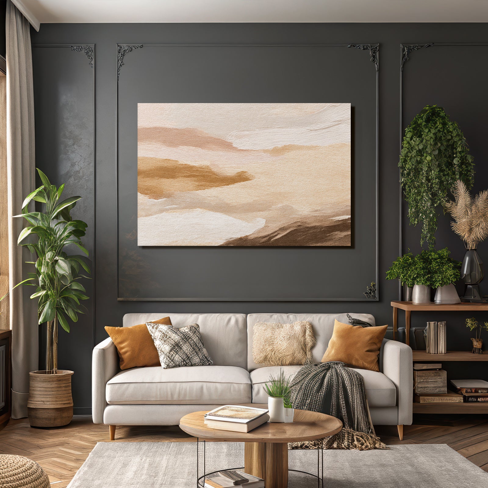 Abstrakte Kunst Sanfte Farben Struktur