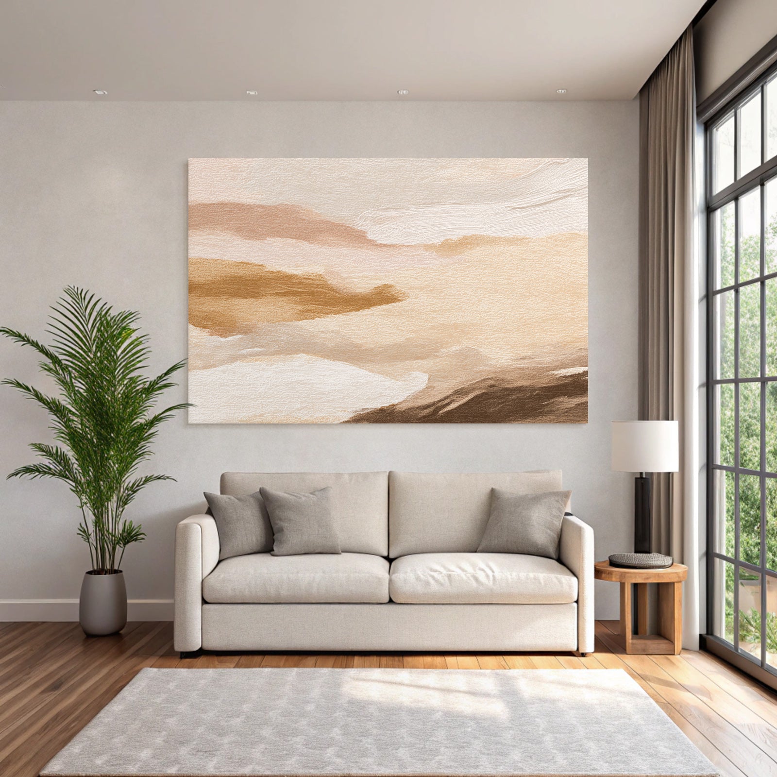 Abstrakte Kunst Sanfte Farben Struktur