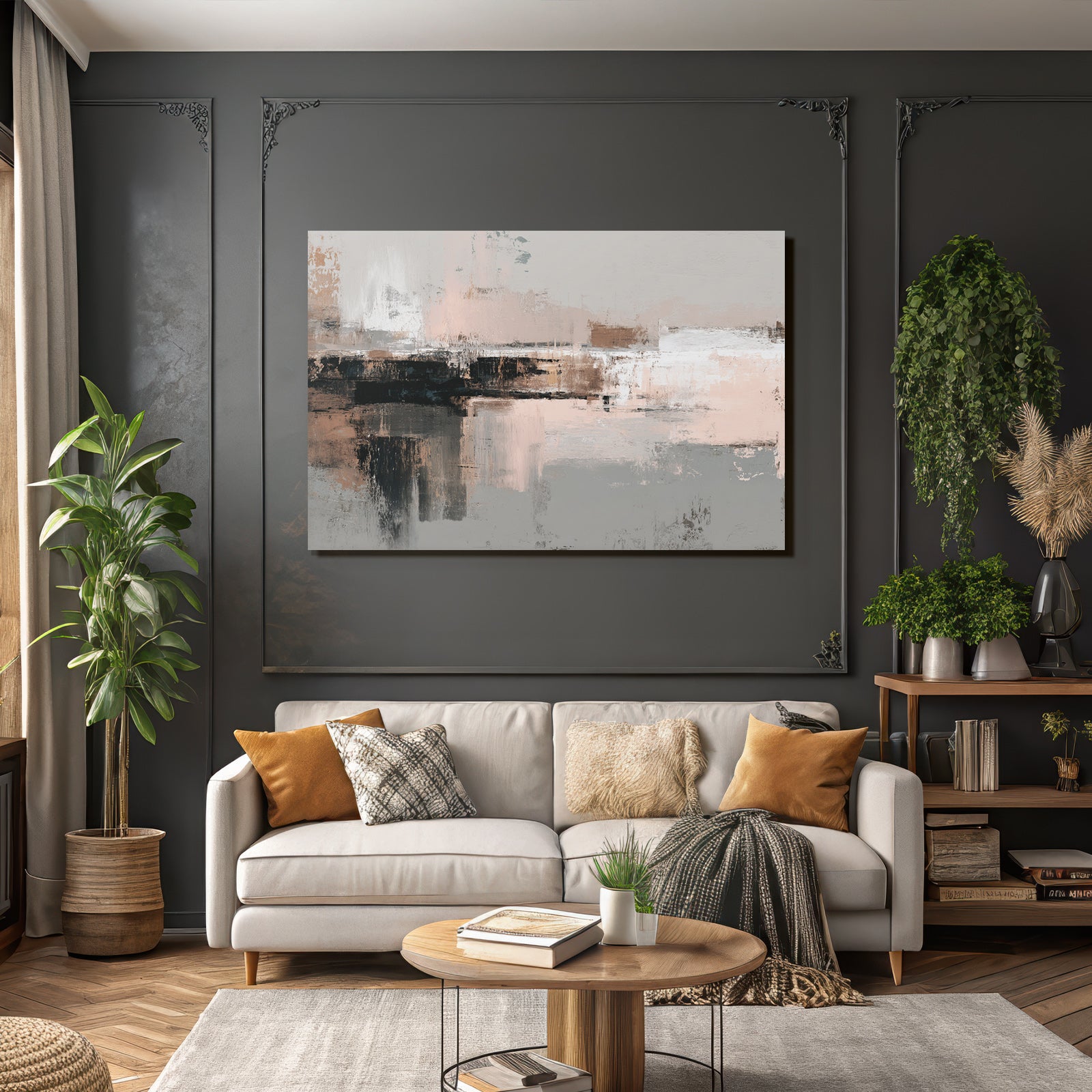 Abstrakte Kunst Sanfte Farben Texturen