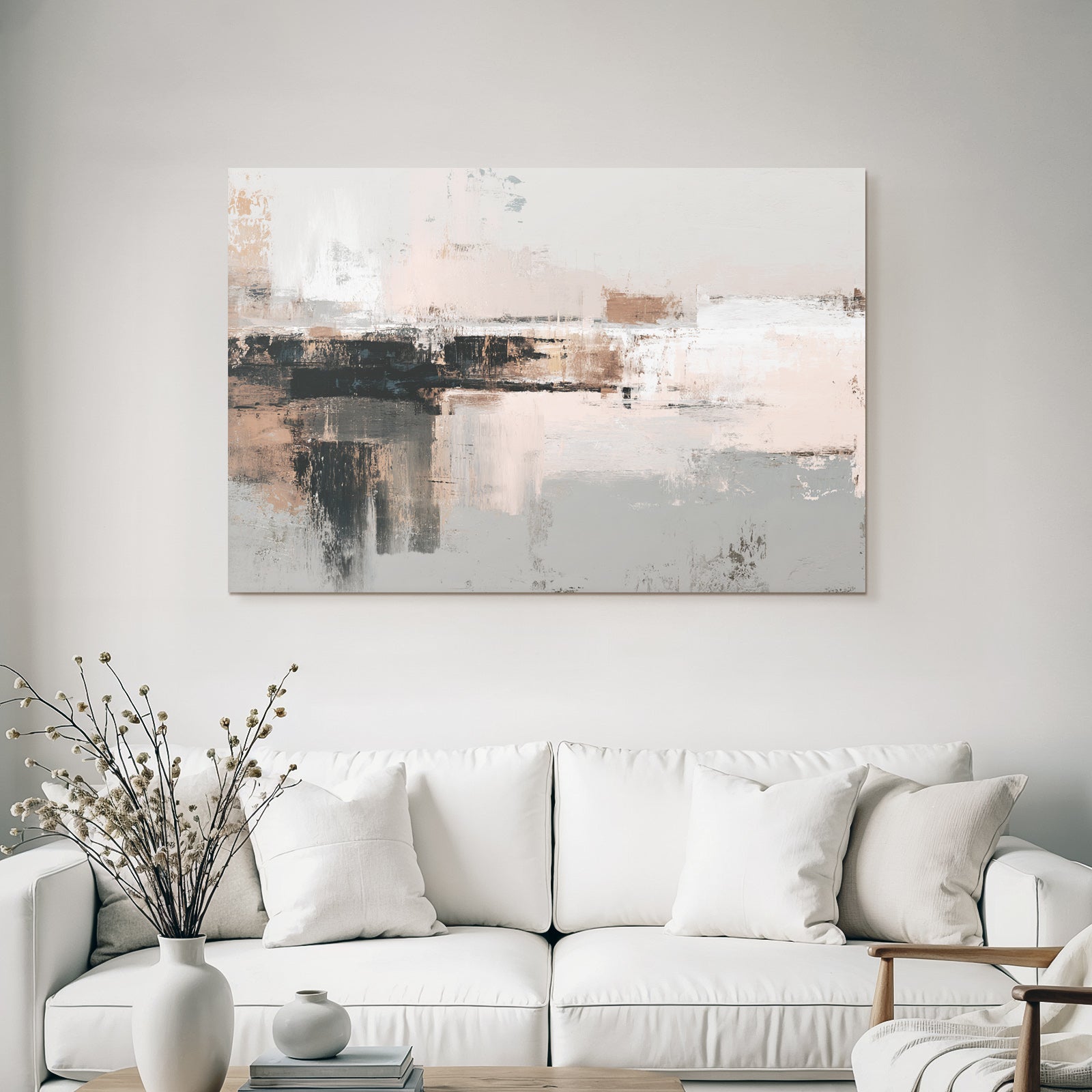 Abstrakte Kunst Sanfte Farben Texturen