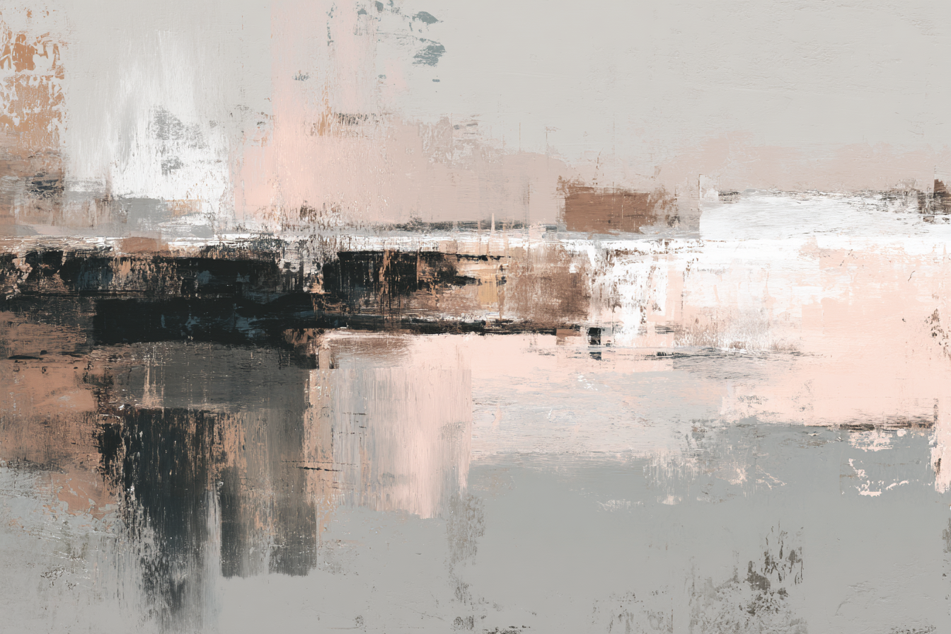 Abstrakte Kunst Sanfte Farben Texturen  1 | Japandi | Einrichtungsstile