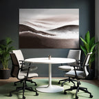 Abstrakte Landschaft Fliessende Linien Neutraltoene